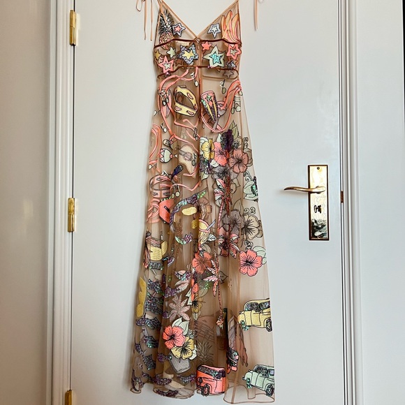 For Love & Lemons Sheer Cuba Dress - Picture 4 of 5